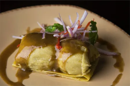 Tamalito Verde (con jugo de seco)